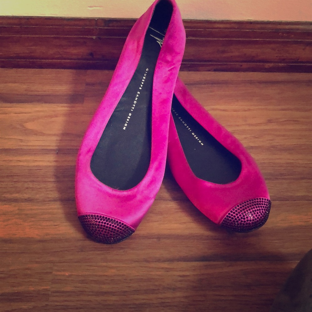 Pink Giuseppe Zanotti Flats